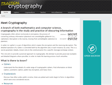 Tablet Screenshot of practicalcryptography.com